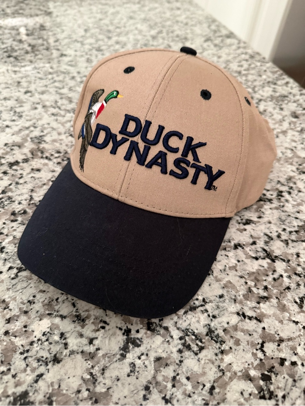 Duck Dynasty Two-Tone Logo Baseball Cap - Khaki & Black